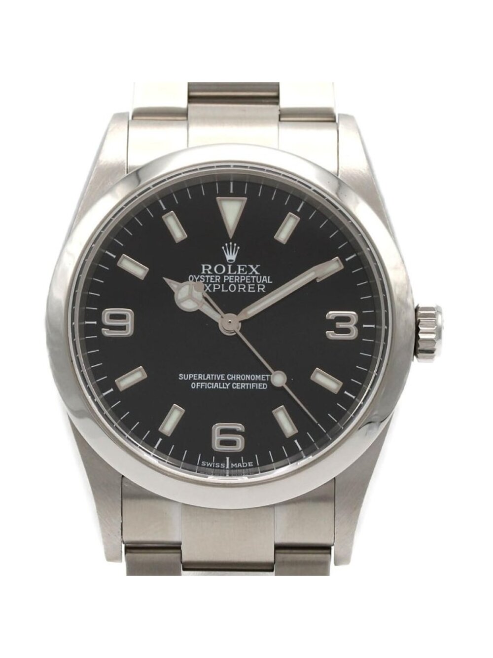 Rolex Explorer I SS Automatic Winding P Number Watch